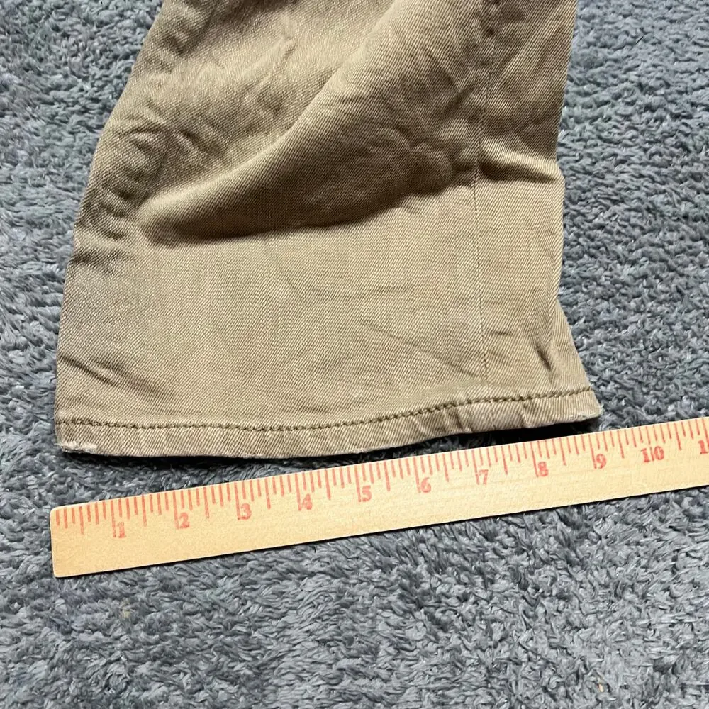 BKE Jeans Mens 33 (33x30) Khaki Tan Tyler Straight Buckle Chino Pants